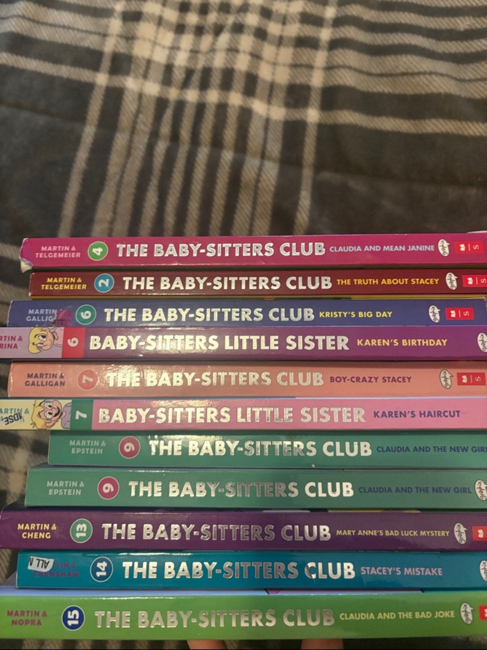 The Baby-Sitters Club Book Lot - Colorful Paperback Spines